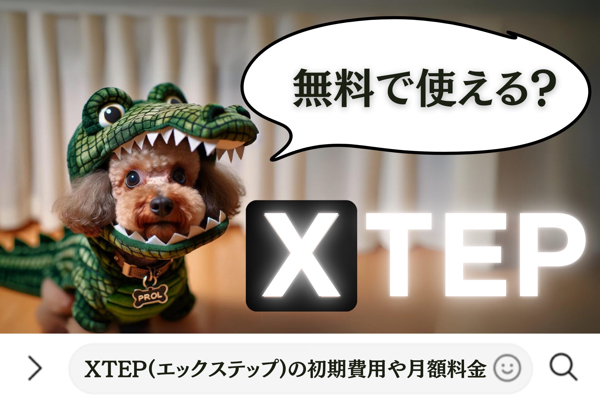 XTEP(エックステップ)の初期費用や月額料金