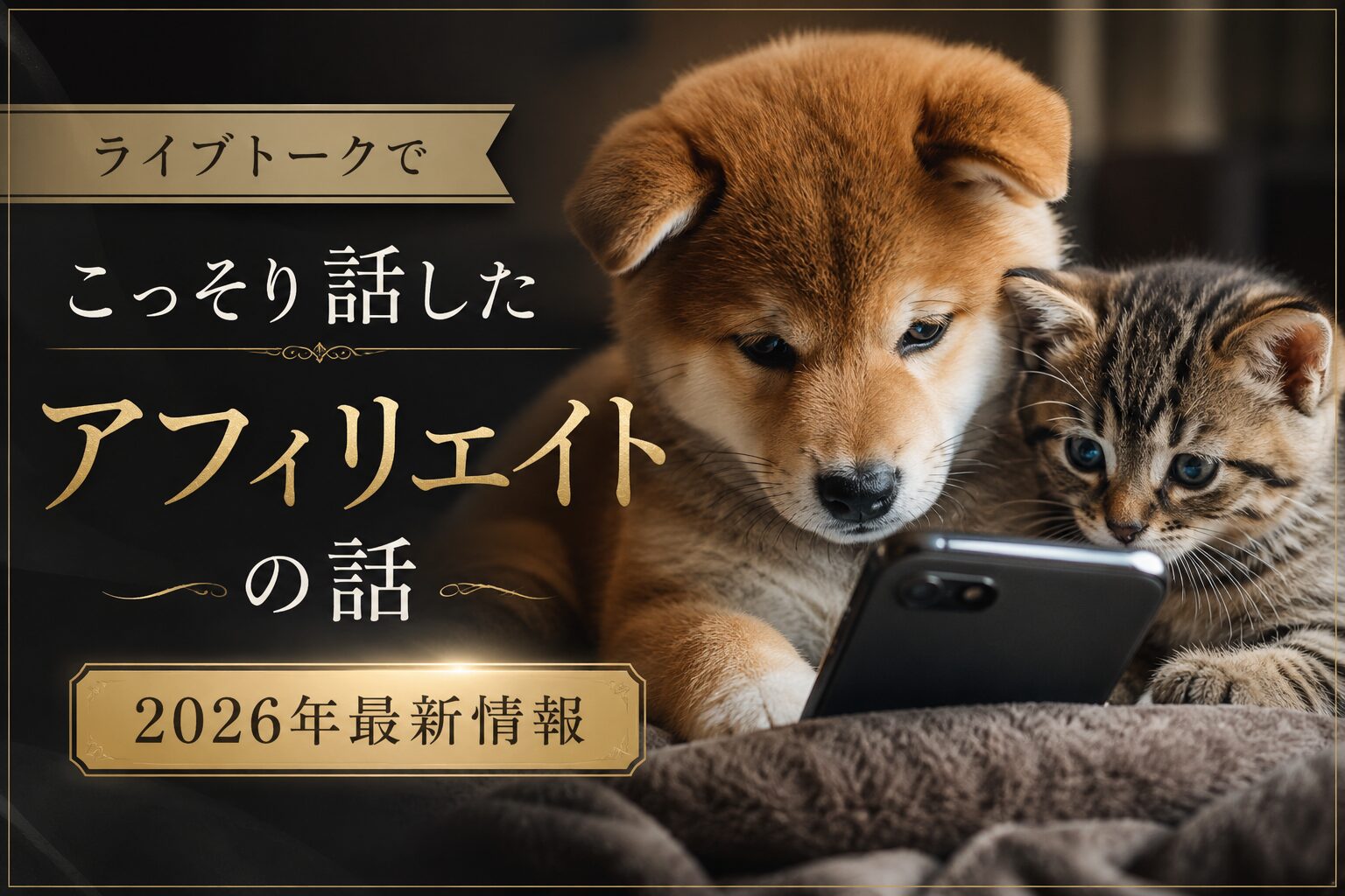 ライブトークでこっそり話したアフィリエイトの話